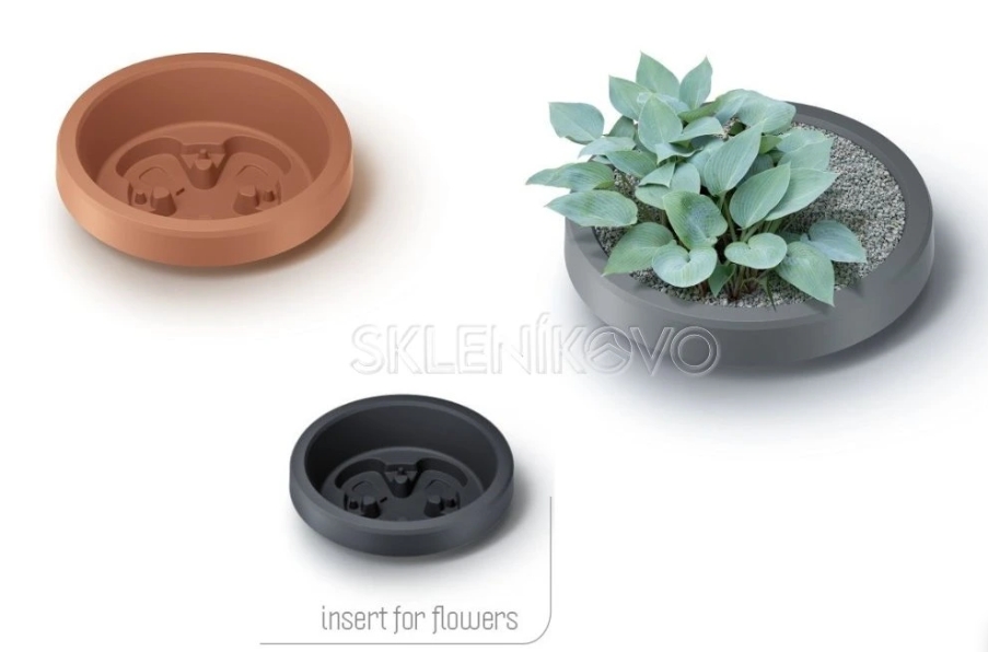 Sud na dažďovú vodu TUBE terakota 230l veko